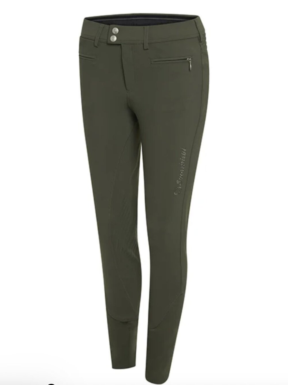 Samshield Women's Adele Knee Grip Breeches in Avocado Green Size 30